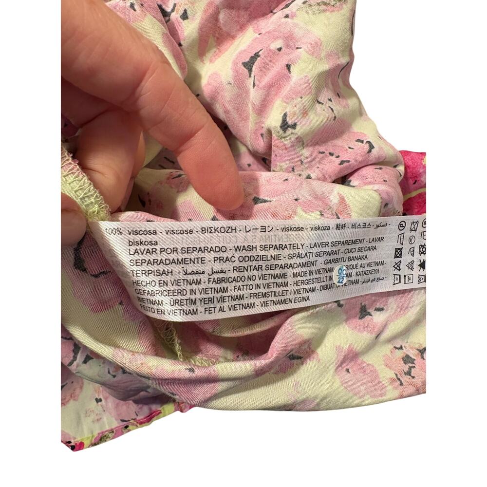 Zara floral print midi dress size S - Picture 10 of 11